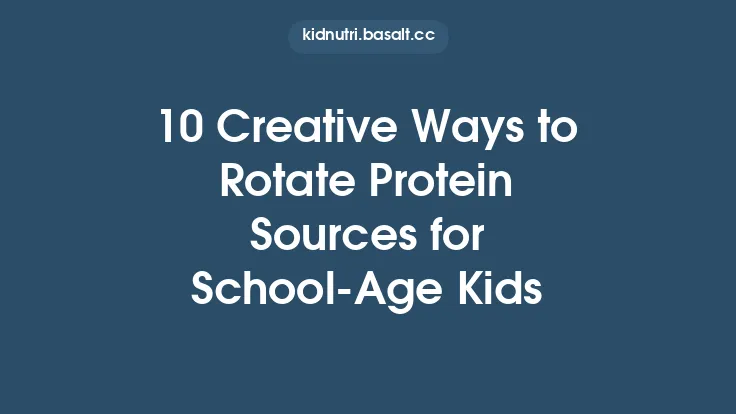 10 Creative Ways to Rotate Protein Sources for School‑Age Kids Thumbnail