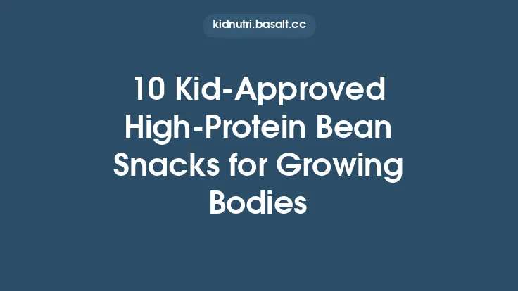 10 Kid‑Approved High‑Protein Bean Snacks for Growing Bodies Thumbnail