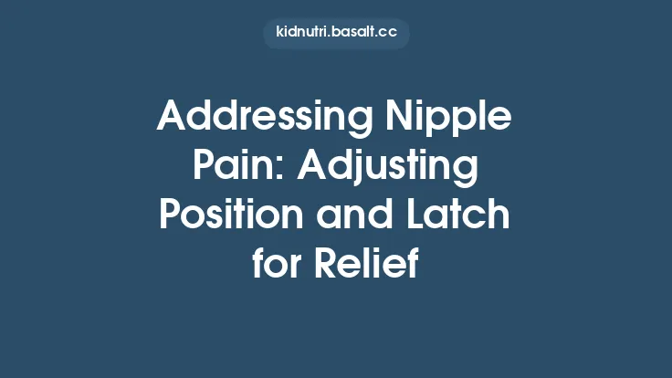 Addressing Nipple Pain: Adjusting Position and Latch for Relief Thumbnail