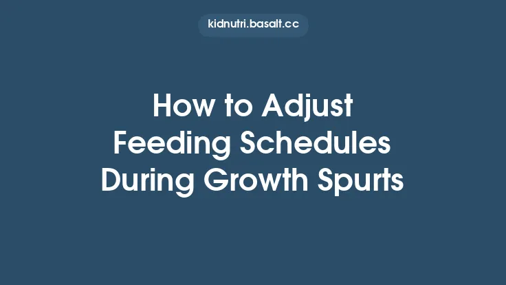 How to Adjust Feeding Schedules During Growth Spurts Thumbnail