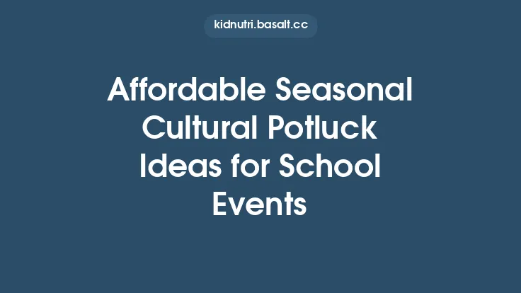 Affordable Seasonal Cultural Potluck Ideas for School Events Thumbnail