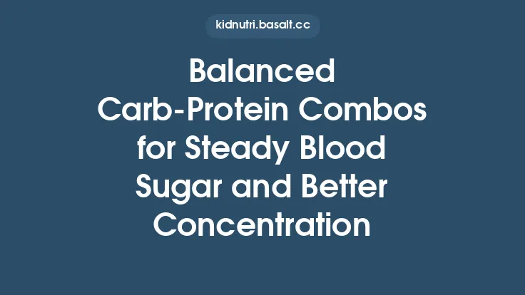 Balanced Carb‑Protein Combos for Steady Blood Sugar and Better Concentration Thumbnail