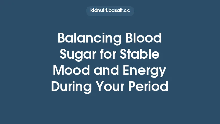 Balancing Blood Sugar for Stable Mood and Energy During Your Period Thumbnail