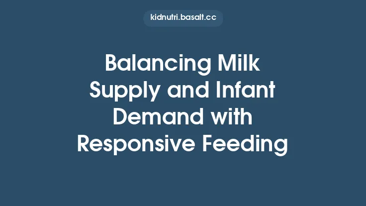 Balancing Milk Supply and Infant Demand with Responsive Feeding Thumbnail