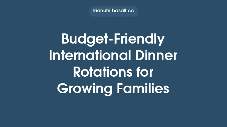 Budget‑Friendly International Dinner Rotations for Growing Families Thumbnail
