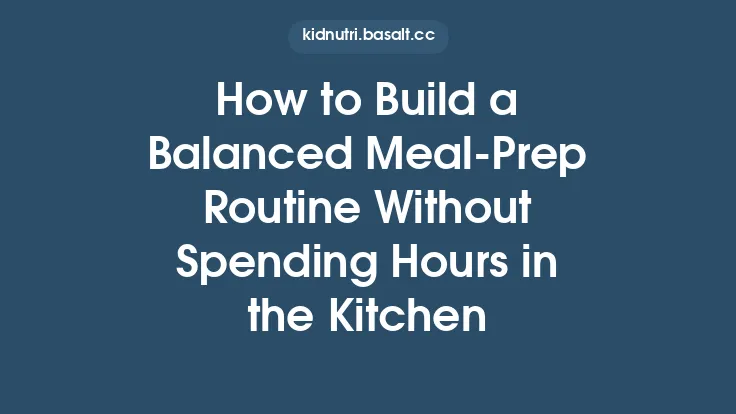 How to Build a Balanced Meal‑Prep Routine Without Spending Hours in the Kitchen Thumbnail