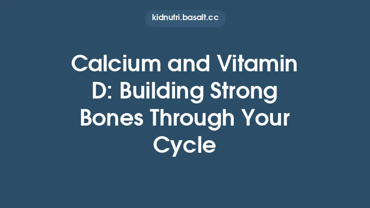 Calcium and Vitamin D: Building Strong Bones Through Your Cycle Thumbnail