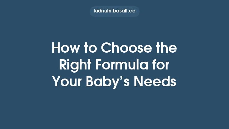 How to Choose the Right Formula for Your Baby’s Needs Thumbnail