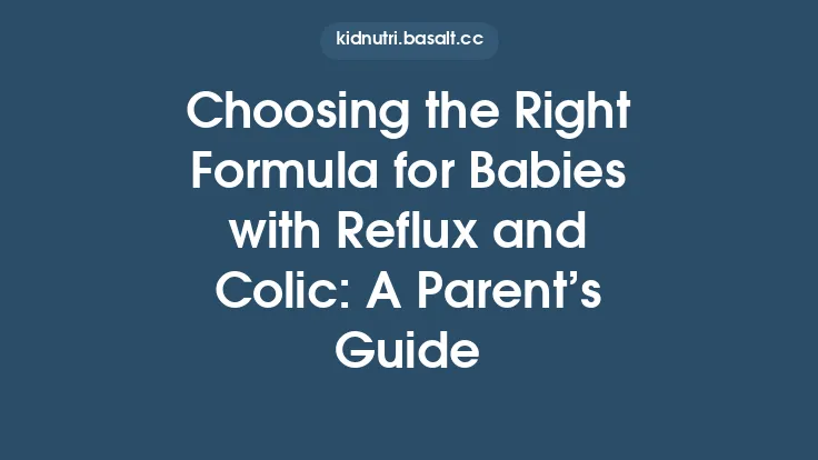 Choosing the Right Formula for Babies with Reflux and Colic: A Parent’s Guide Thumbnail