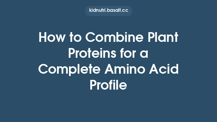 How to Combine Plant Proteins for a Complete Amino Acid Profile Thumbnail