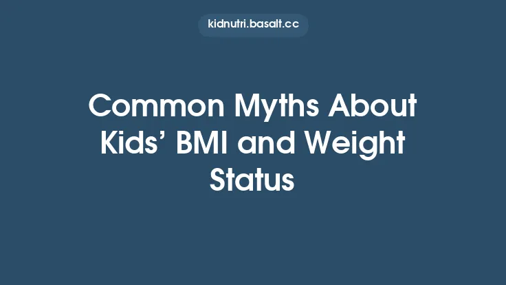 Common Myths About Kids’ BMI and Weight Status Thumbnail