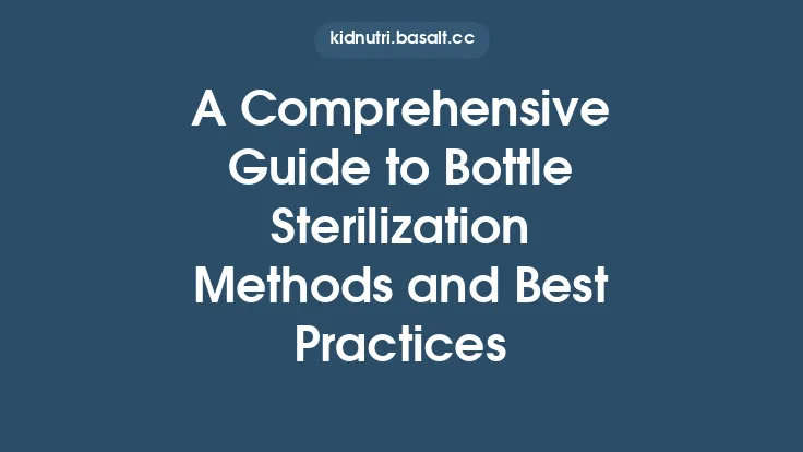 A Comprehensive Guide to Bottle Sterilization Methods and Best Practices Thumbnail