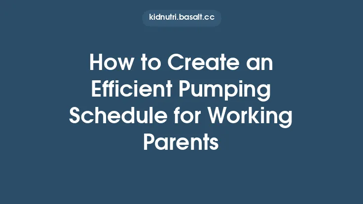 How to Create an Efficient Pumping Schedule for Working Parents Thumbnail