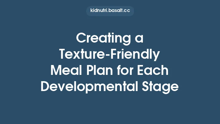 Creating a Texture‑Friendly Meal Plan for Each Developmental Stage Thumbnail