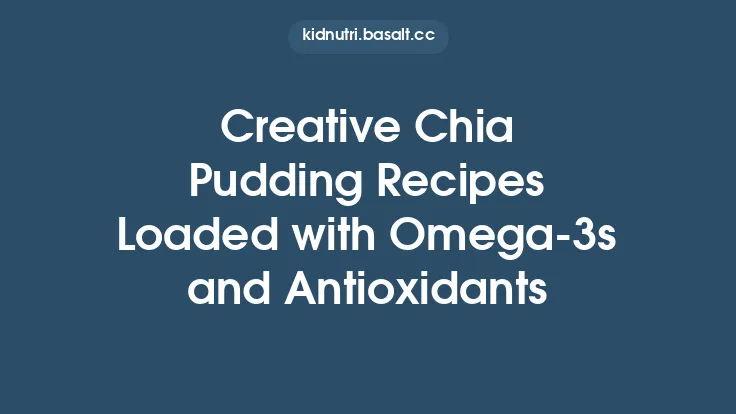 Creative Chia Pudding Recipes Loaded with Omega‑3s and Antioxidants Thumbnail