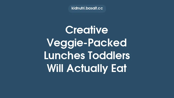 Creative Veggie‑Packed Lunches Toddlers Will Actually Eat Thumbnail