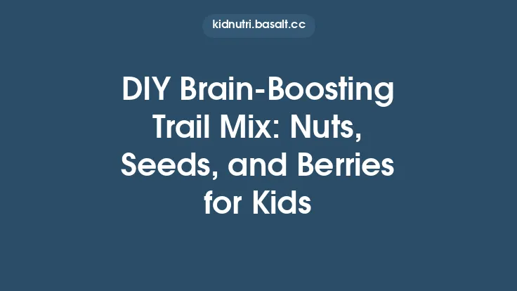 DIY Brain‑Boosting Trail Mix: Nuts, Seeds, and Berries for Kids Thumbnail