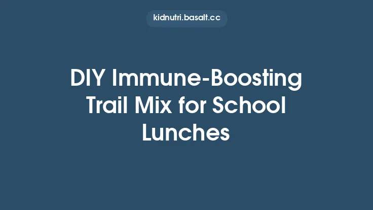 DIY Immune‑Boosting Trail Mix for School Lunches Thumbnail