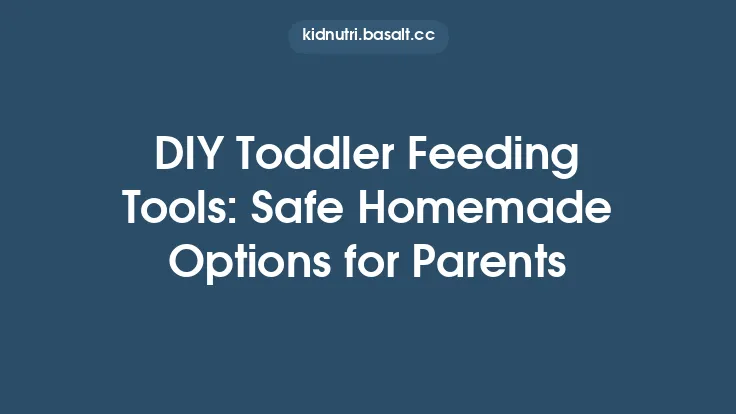 DIY Toddler Feeding Tools: Safe Homemade Options for Parents Thumbnail