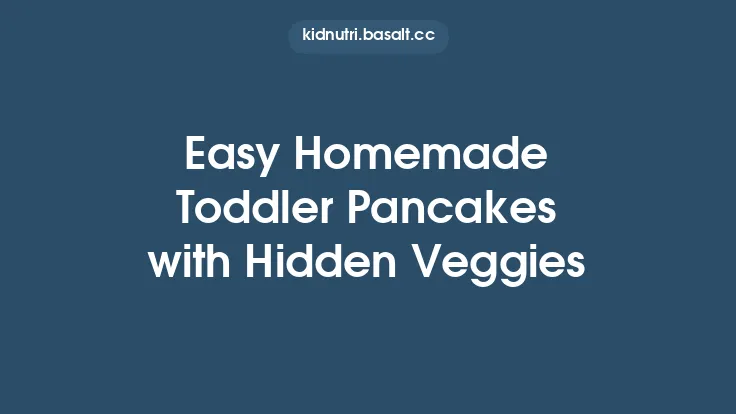 Easy Homemade Toddler Pancakes with Hidden Veggies Thumbnail