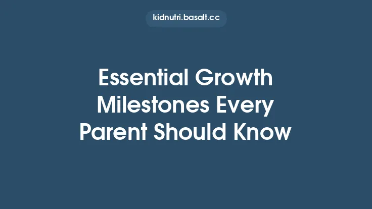 Essential Growth Milestones Every Parent Should Know Thumbnail