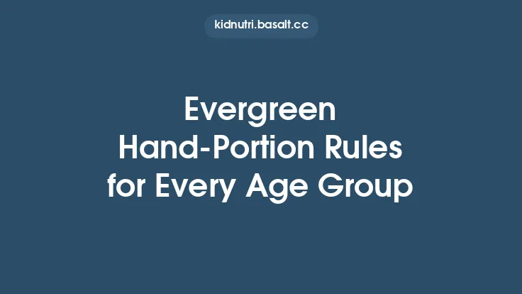 Evergreen Hand‑Portion Rules for Every Age Group Thumbnail
