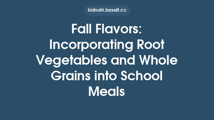 Fall Flavors: Incorporating Root Vegetables and Whole Grains into School Meals Thumbnail