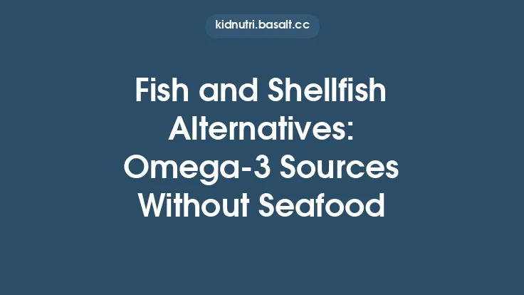 Fish and Shellfish Alternatives: Omega-3 Sources Without Seafood Thumbnail