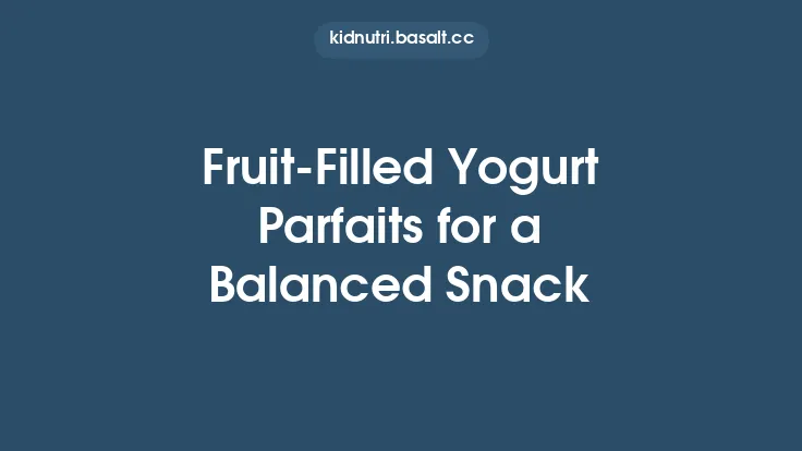 Fruit‑Filled Yogurt Parfaits for a Balanced Snack Thumbnail