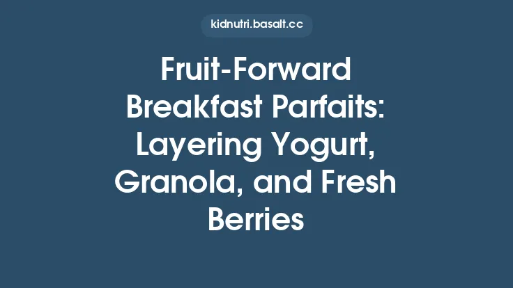 Fruit‑Forward Breakfast Parfaits: Layering Yogurt, Granola, and Fresh Berries Thumbnail