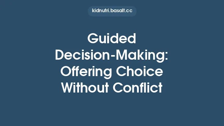 Guided Decision‑Making: Offering Choice Without Conflict Thumbnail