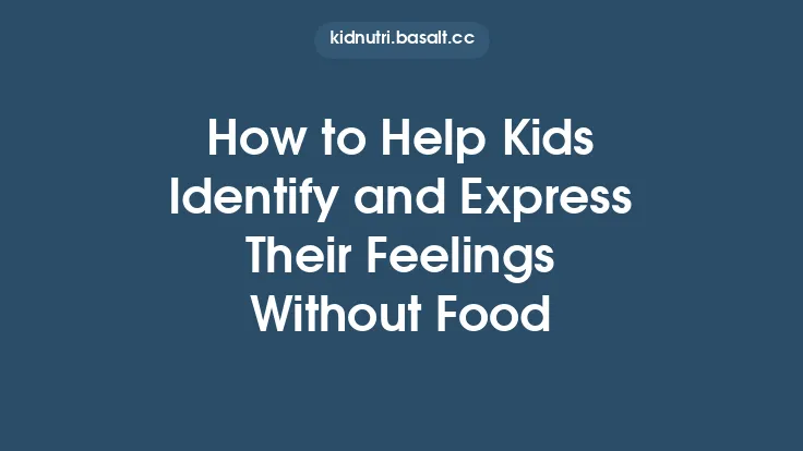 How to Help Kids Identify and Express Their Feelings Without Food Thumbnail