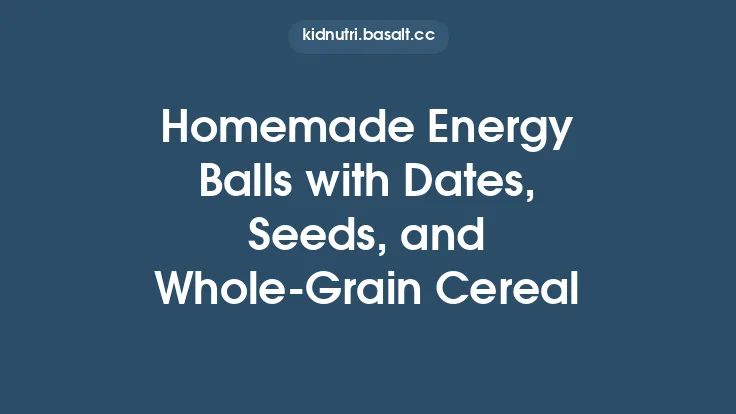 Homemade Energy Balls with Dates, Seeds, and Whole‑Grain Cereal Thumbnail