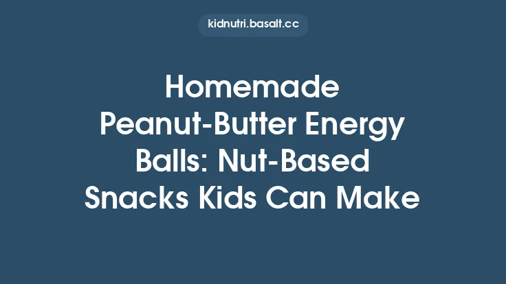 Homemade Peanut‑Butter Energy Balls: Nut‑Based Snacks Kids Can Make Thumbnail