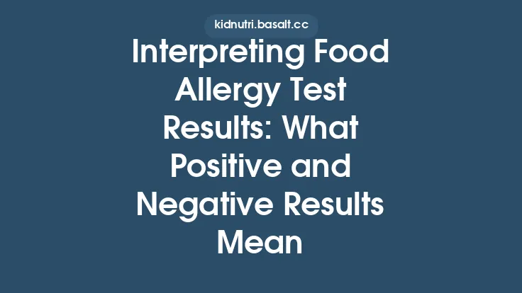 Interpreting Food Allergy Test Results: What Positive and Negative Results Mean Thumbnail