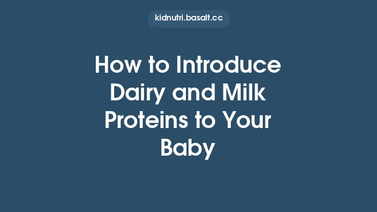 How to Introduce Dairy and Milk Proteins to Your Baby Thumbnail