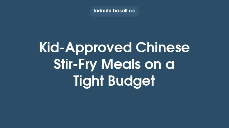 Kid‑Approved Chinese Stir‑Fry Meals on a Tight Budget Thumbnail