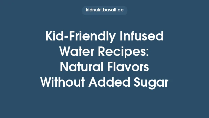 Kid‑Friendly Infused Water Recipes: Natural Flavors Without Added Sugar Thumbnail