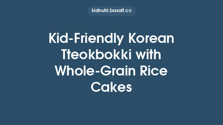 Kid‑Friendly Korean Tteokbokki with Whole‑Grain Rice Cakes Thumbnail