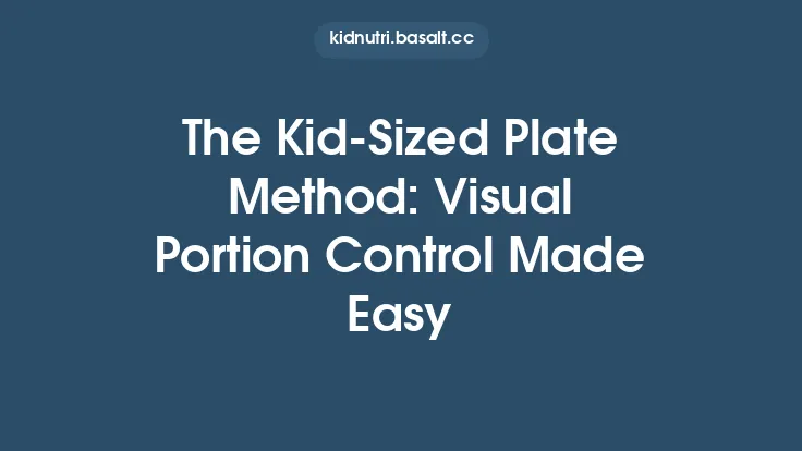 The Kid‑Sized Plate Method: Visual Portion Control Made Easy Thumbnail