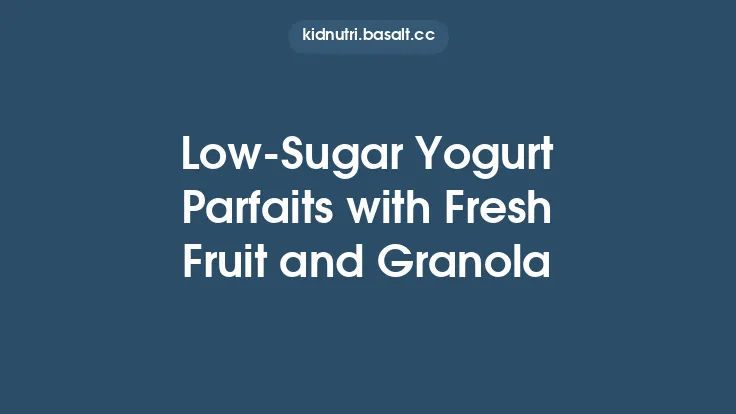 Low‑Sugar Yogurt Parfaits with Fresh Fruit and Granola Thumbnail