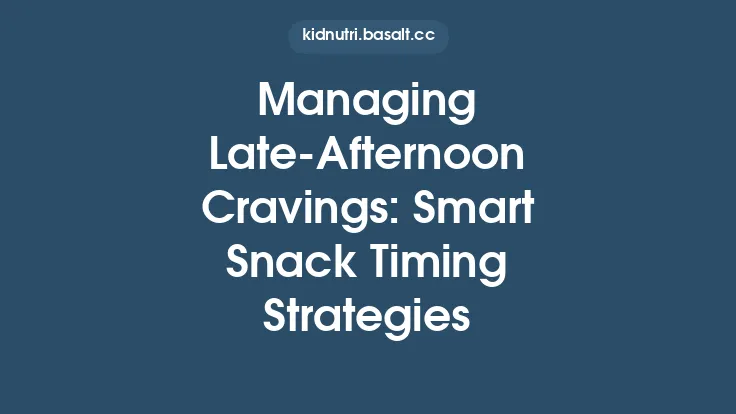 Managing Late‑Afternoon Cravings: Smart Snack Timing Strategies Thumbnail