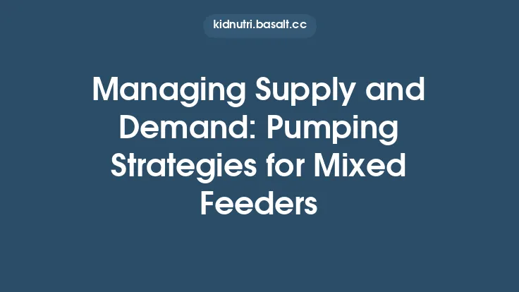 Managing Supply and Demand: Pumping Strategies for Mixed Feeders Thumbnail