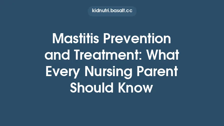 Mastitis Prevention and Treatment: What Every Nursing Parent Should Know Thumbnail