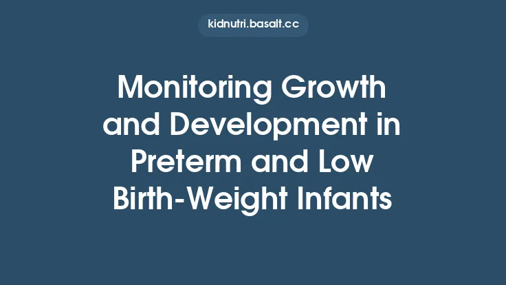 Monitoring Growth and Development in Preterm and Low Birth‑Weight Infants Thumbnail