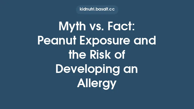 Myth vs. Fact: Peanut Exposure and the Risk of Developing an Allergy Thumbnail
