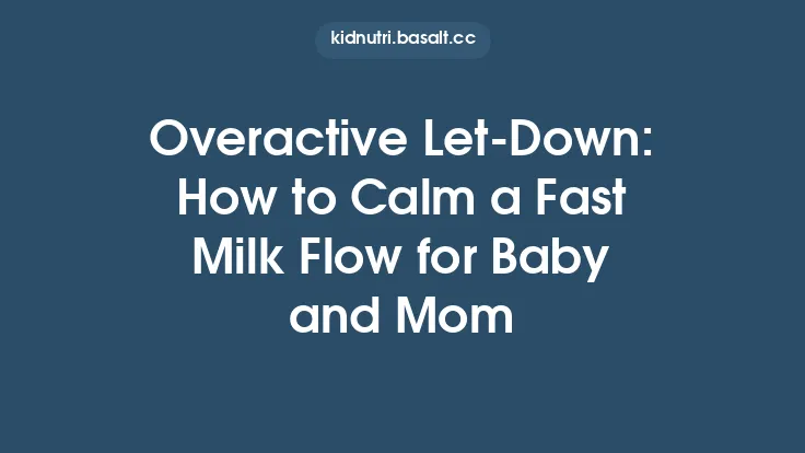 Overactive Let‑Down: How to Calm a Fast Milk Flow for Baby and Mom Thumbnail