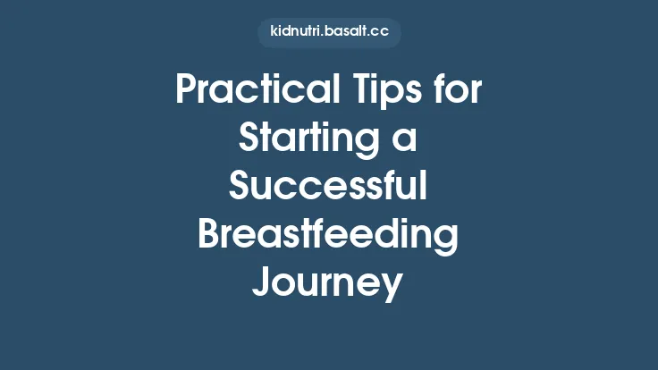 Practical Tips for Starting a Successful Breastfeeding Journey Thumbnail