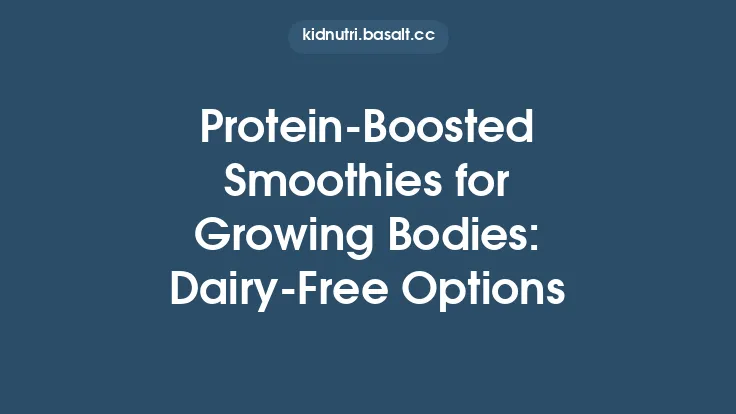 Protein‑Boosted Smoothies for Growing Bodies: Dairy‑Free Options Thumbnail
