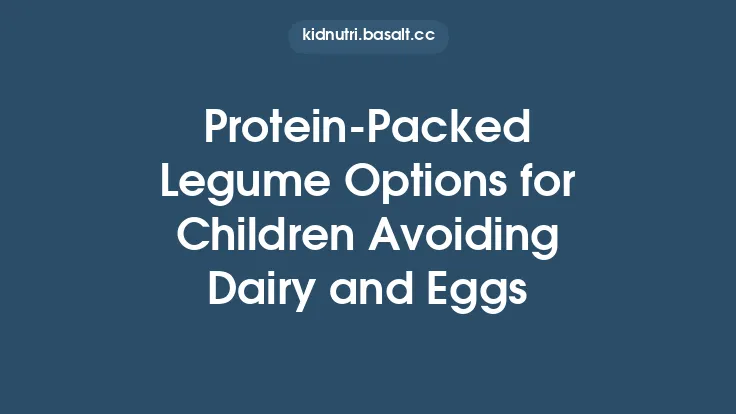 Protein-Packed Legume Options for Children Avoiding Dairy and Eggs Thumbnail